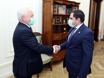 Սուրեն Պապիկյանը հանդիպել է Իգոր Մասլովի գլխավորած պատվիրակությանը