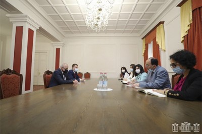 Թագուհի Թովմասյանն ընդունել է Սերգեյ Կոպիրկինին