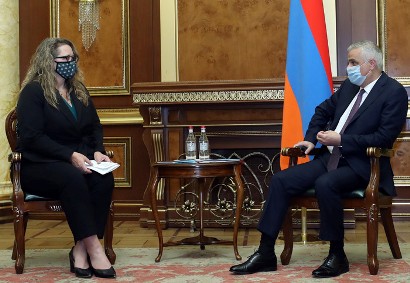 Մհեր Գրիգորյանն ընդունել է ԱՄՆ պետքարտուղարի տեղակալի ղեկավարած պատվիրակությանը