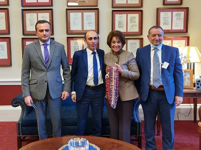 State minister, US Congress members discuss Artsakh international engagement
