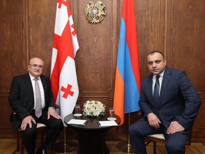 Տեղի է ունեցել Հայաստանի և Վրաստանի սահմանադրական դատարանների նախագահների առանձնազրույցը
