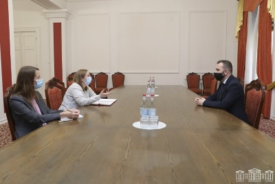 Armenia parliament majority leader meets with US Ambassador
