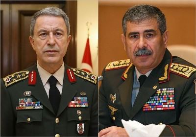 Министры обороны Азербайджана и Турции обсудили эскалацию на армяно-азербайджанской границе
