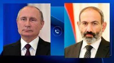 Pashinyan to Putin: Actions of Azerbaijan are aggression against Armenia's sovereign territory