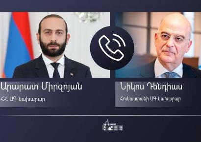 Armenia FM stresses importance of addressable response to Azerbaijan's actions during talk with Greek counterpart