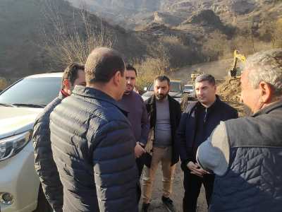 Գնել Սանոսյանը 2-օրյա այցով Սյունիքում է. նա հանդիպում է ունեցել մարզպետի, ուժային կառույցների ներկայացուցիչների հետ