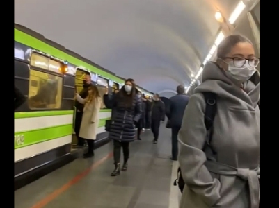 Активисты Освободительного движения утром парализовали работу Ереванского метрополитена им. Демирчяна
