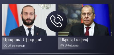 Armenia, Russia FMs hold phone talks