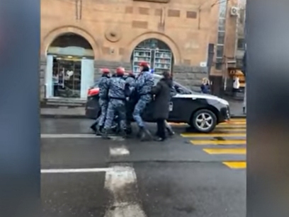 Six people were apprehended during Yerevan protests