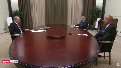 Путин на встрече с Пашиняном и Алиевым: Цель всех наших усилий в том, чтобы создать условия для возрождения региона