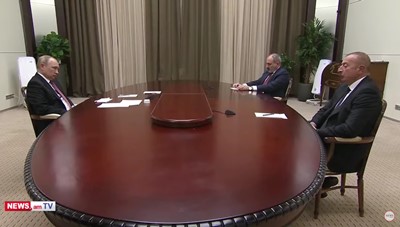 В Сочи завершились переговоры лидеров Армении, Азербайджана и России