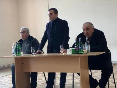 Armenia Parliament Deputy Speaker, member of ARF-D holds meeting in Hrazdan city of Kotayk Province