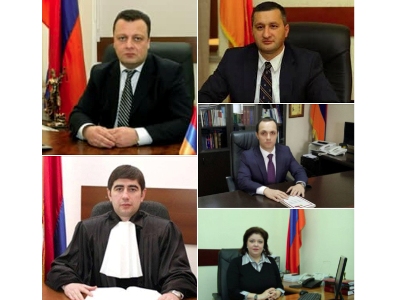 HelpCourt-ը հրապարակել է 5 ամենաբարձր վարկանիշ ունեցող դատավորների անունները