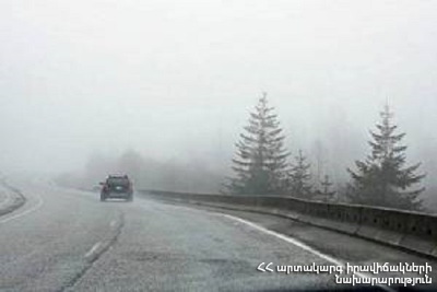 Ստեփանավանի ոլորաններում, Վանաձոր-Դիլիջան և Արթիկ-Ալագյազ ճանապարհներին տեղ-տեղ մերկասառույց է