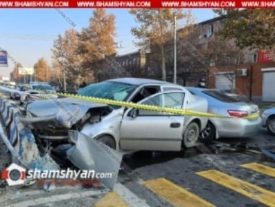 Արշակունյաց պողոտայում բախվել են Toyota Camry-ն ու Opel-ը. կա վիրավոր