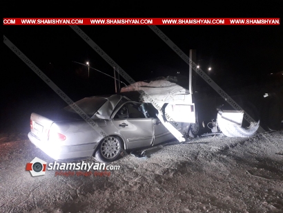 Սյունիքում «КамАЗ»-ին «Mercedes» է բախվել. վերջինի վարորդը հիվանդանոցի ճանապարհին մահացել է