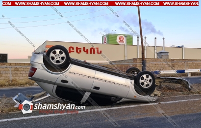 Կոտայքի մարզում 21-ամյա վարորդը Opel-ով վրաերթի է ենթարկել Ուզբեկստանի 29-ամյա քաղաքացուն և գլխիվայր շրջվել, կա վիրավոր