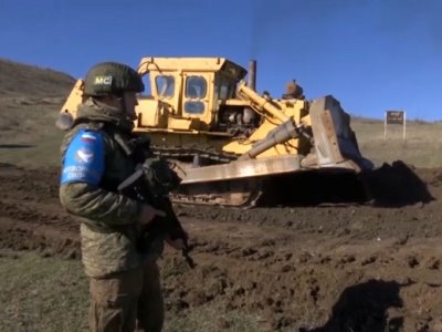 В Арцахе началось строительство новой дороги, соединяющей поселок Храморт с Аскераном