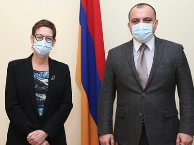Արման Դիլանյանը Ֆրանսիայի դեսպանին ներկայացրել է ՍԴ գործառույթները և դերակատարումը ՀՀ պետական կառավարման համակարգում