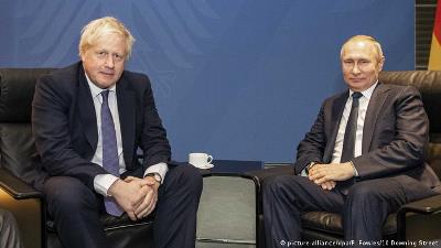 Путин и Джонсон обсудили последние развития вокруг Украины