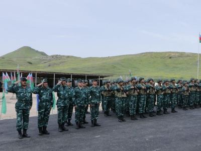 Азербайджан открыл новую воинскую часть на границе с Арменией