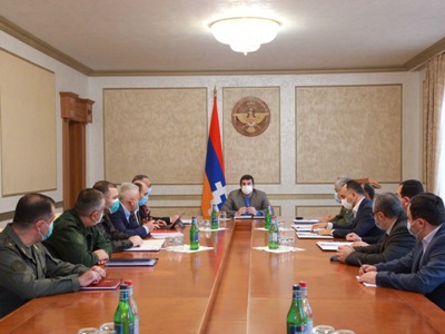 Artsakh President chairs Security Council meeting