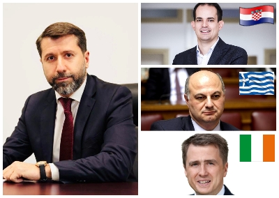 Armenia justice minister discusses sector-specific meetings with Croatian, Irish, Greek counterparts