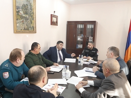 Inter-agency task force holds first session at Armenia Emergency Situations Ministry