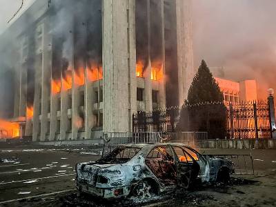 Shooting in Kazakhstan's Alma-Ata