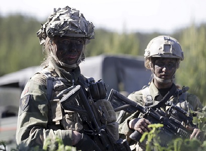 Norwegian military surrender panties before demobilization