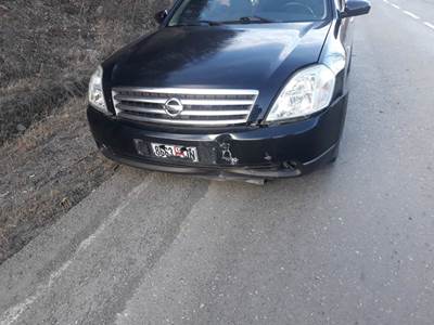 Azerbaijanis stoned an Armenian car on the Stepanakert-Goris road