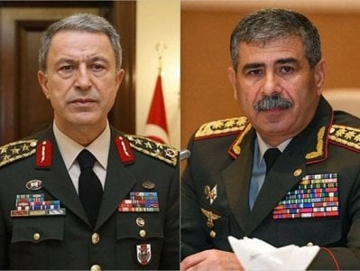 Turkey defense minister expresses support for Azerbaijan in another military aggression against Armenia
