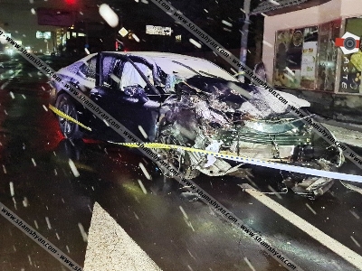 Գիշերային ավտովթար Երևանում. բախվել են Toyota Camry-ն ու Toyota Ipsum-ը. կան վիրավորները