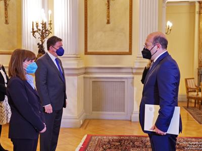 Հայաստանի դեսպանն իր հավատարմագրերն է հանձնել Հունաստանի նախագահին