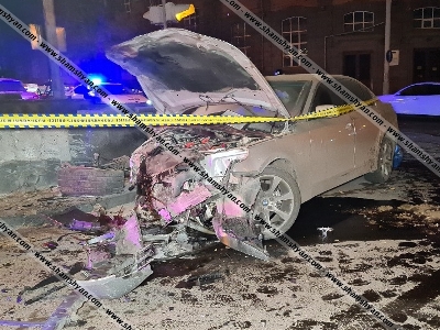 ДТП в центре Еревана: Пятеро пострадавших