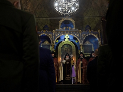 В церкви «Сурб Аствацацин» отслужен республиканский молебен в честь Дня Армянской армии