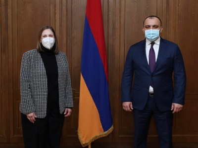 Constitutional Court president, US envoy discuss creating more independent, transparent judicial institutions in Armenia