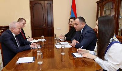 Armenian Constitutional Court President receives Russian Ambassador to Armenia