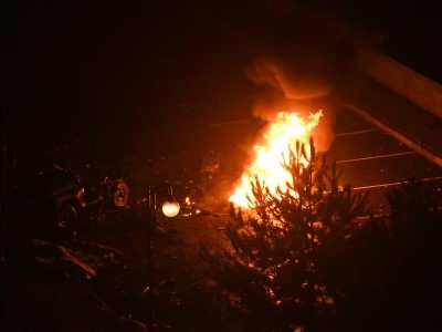Car explodes near DPR government house in Donetsk