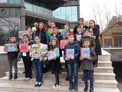 GeoProMining organizes action for young book lovers on Book Giving Day (PHOTOS)