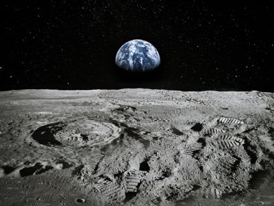 Объяснена левитация пыли на солнечной стороне Луны