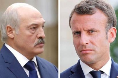 Лукашенко и Макрон обсудили ситуацию на Украине