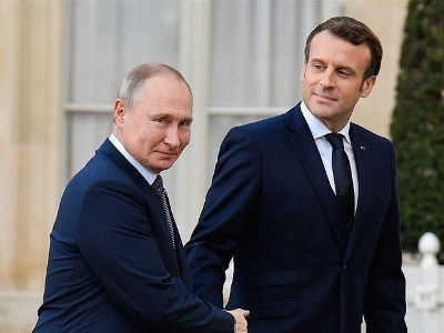 Путин в третий раз с начала российской спецоперации на Украине поговорил с Макроном