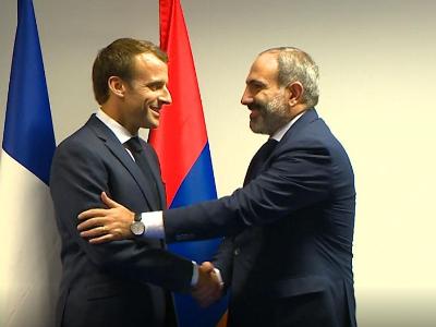 French president invites Armenia PM to Paris