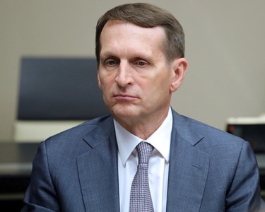 Сергей Нарышкин: Для нас это война уже точно не «холодная», а вполне «горячая»