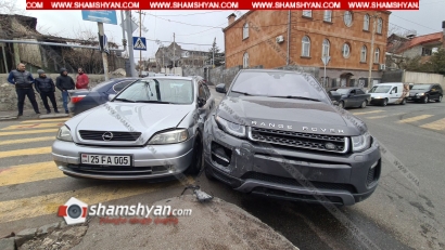 Նորք-Մարաշում բախվել են Range Rover-ն ու Opel Astra-ն. կա վիրավոր