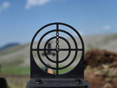 Azerbaijani Armed Forces shell cemetery in Karabakh with mortar fire