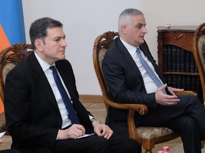 Մհեր Գրիգորյանը Նորդիկ-Բալթիկ մի խումբ երկրների դեսպանների հետ քննարկել է սահմանազատմանը վերաբերող հարցեր