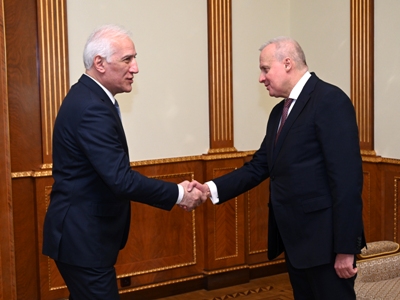 Armenia President and Russian Ambassador discuss Armenian-Russian relations