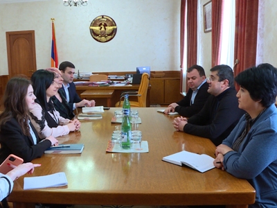 Karabakh President receives head of Armenia parliament committee on human rights and public affairs